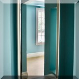 DM06. Wall mirror with white frame. 40”h x 20”w 